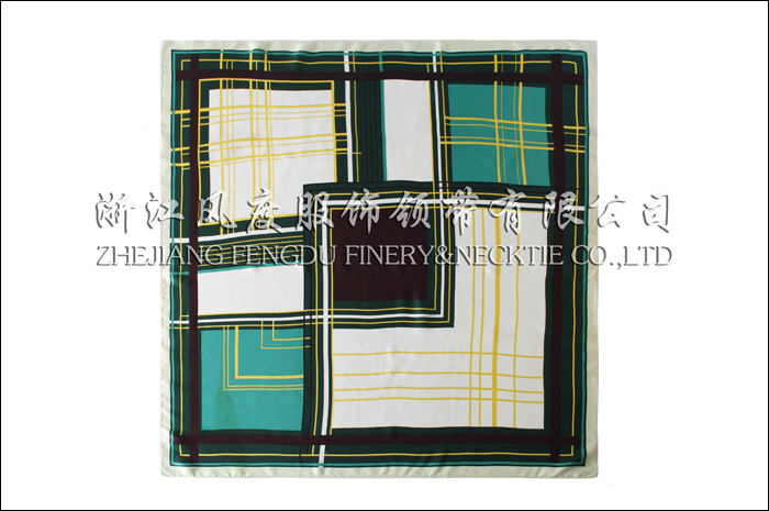 農行 真絲大方巾 規格：90x90