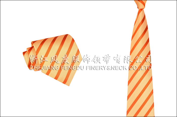 天津農商行 色織滌絲領帶