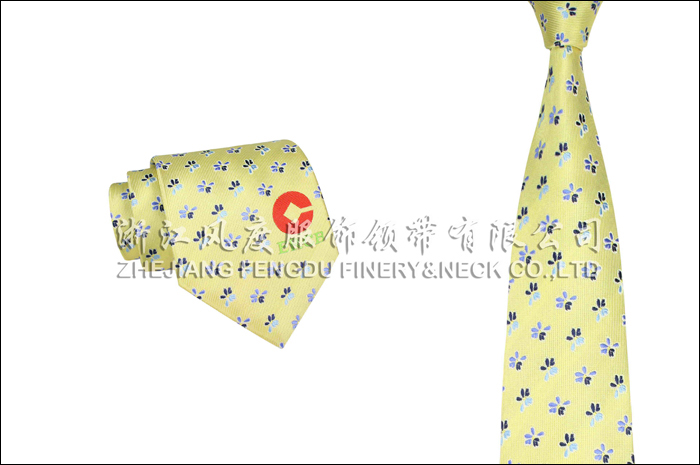 鄂爾多斯農村商業銀行 色織真絲領帶