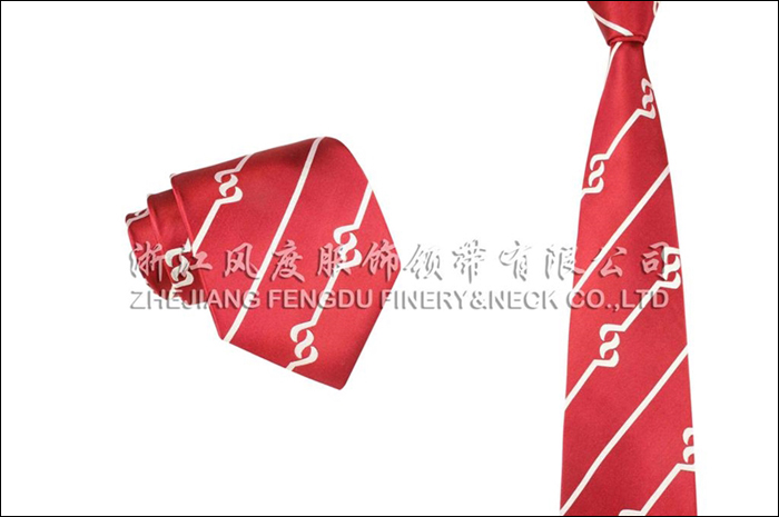 浦發銀行 色織真絲領帶