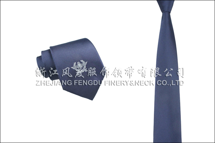 鹹陽機場 色織滌絲領帶