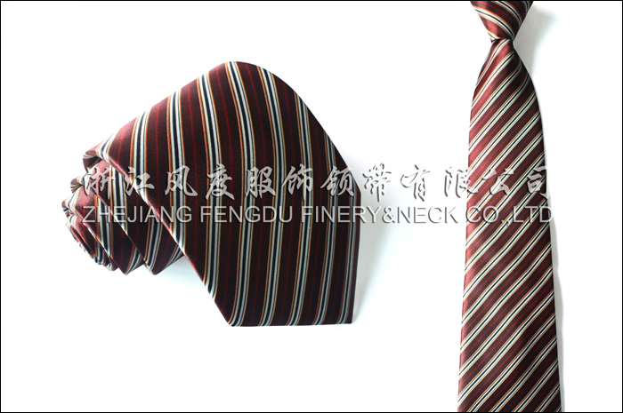 海口美蘭機場免稅店 印花仿絲領帶