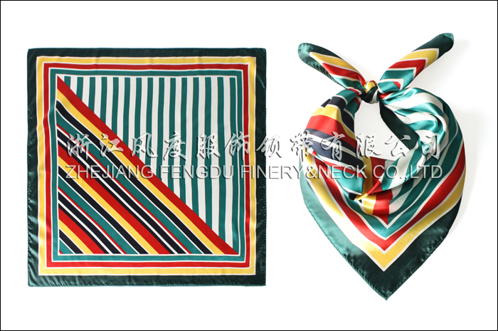 郵政 仿絲小方巾 規格：53x53cm