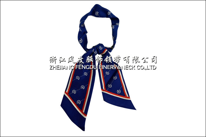 真絲打結絲巾 标記