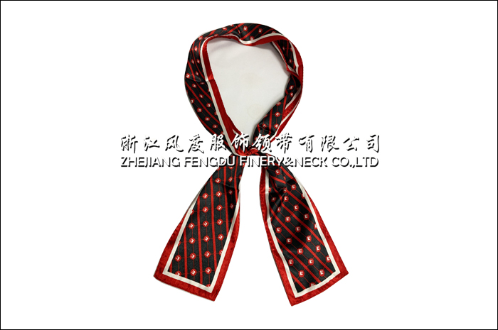 仿絲雙層長巾 标記