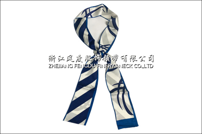 真絲雙層長巾 标記