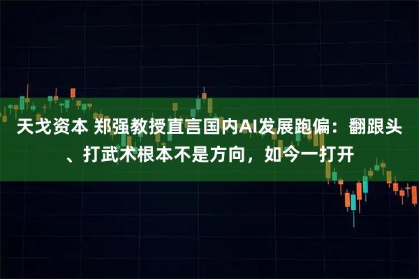 天戈资本 郑强教授直言国内AI发展跑偏：翻跟头、打武术根本不是方向，如今一打开