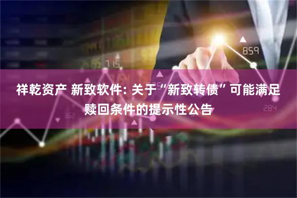 祥乾资产 新致软件: 关于“新致转债”可能满足赎回条件的提示性公告