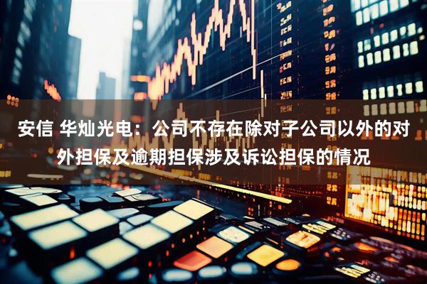 安信 华灿光电：公司不存在除对子公司以外的对外担保及逾期担保涉及诉讼担保的情况