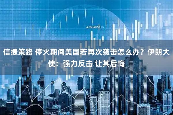 信捷策路 停火期间美国若再次袭击怎么办?伊朗大使:强力反击 让其后悔