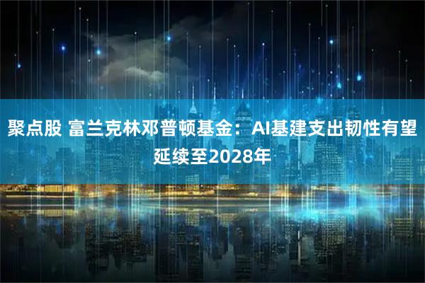 聚点股 富兰克林邓普顿基金：AI基建支出韧性有望延续至2028年